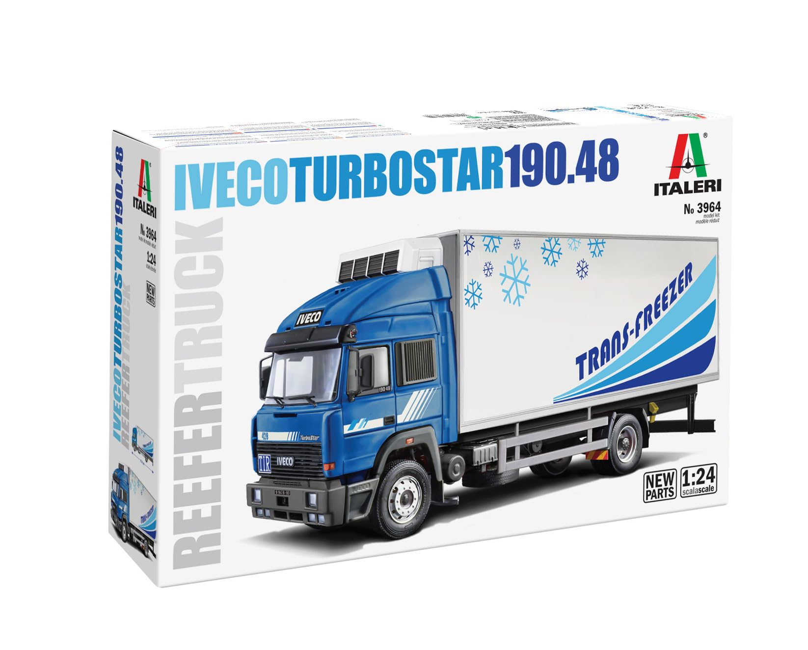 Italeri 3964 Turbostar 190.48 Reefer Truck, 1:24 Scale, Plastic Model Kit/Model Assembly