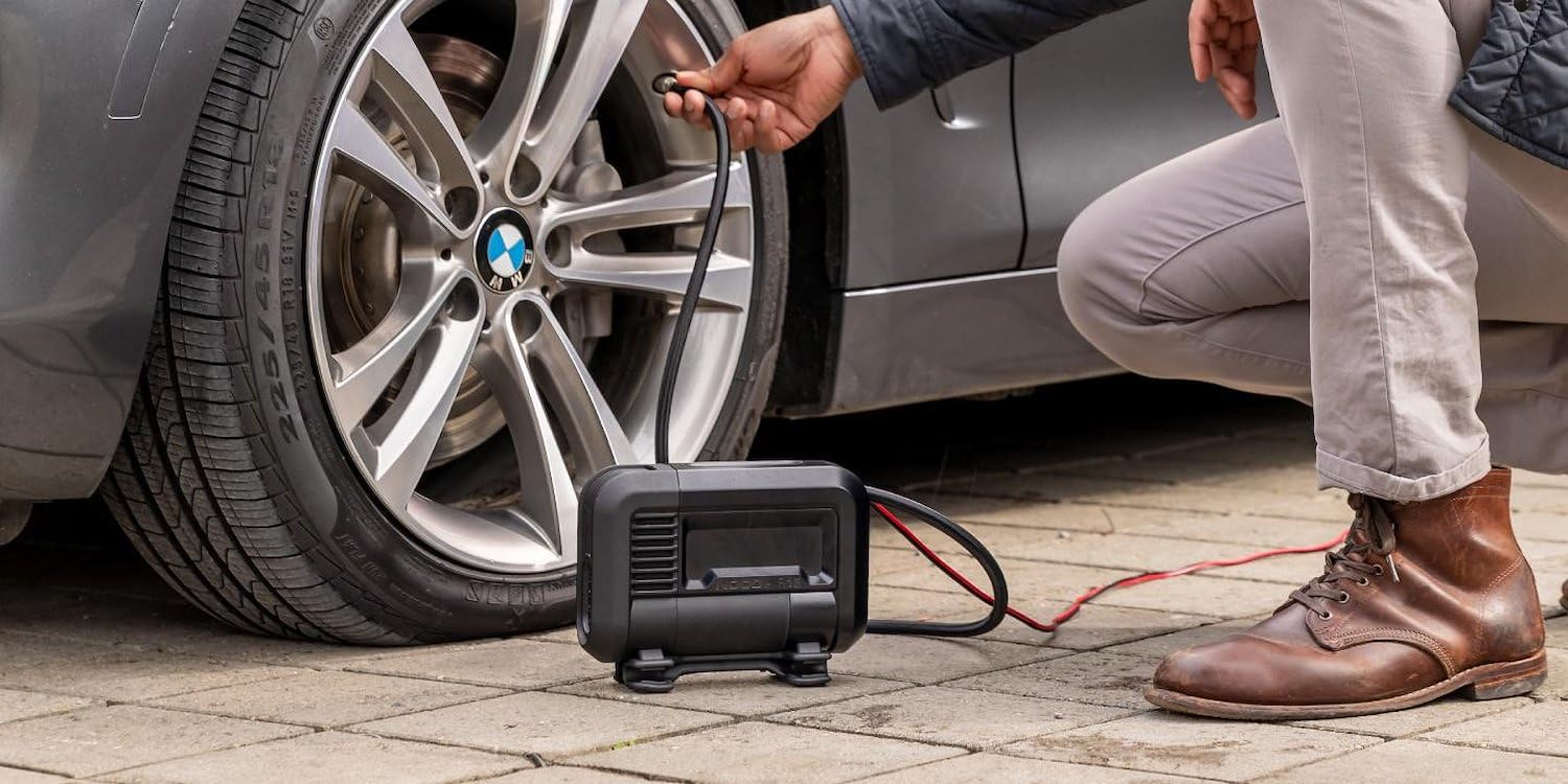 NOCO AIR10: Inflator do opon 10 A – przenośny kompresor powietrza 12 V – przepływ 36 SLPM, napompuje od 0 do 40 PSI w 3,8 min., cyfrowy manometr i automatyczne wyłączanie