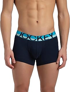 Jockey FP03 Men's Super Combed Cotton Rib Solid Trunk with Ultrasoft Waistband Price In India
