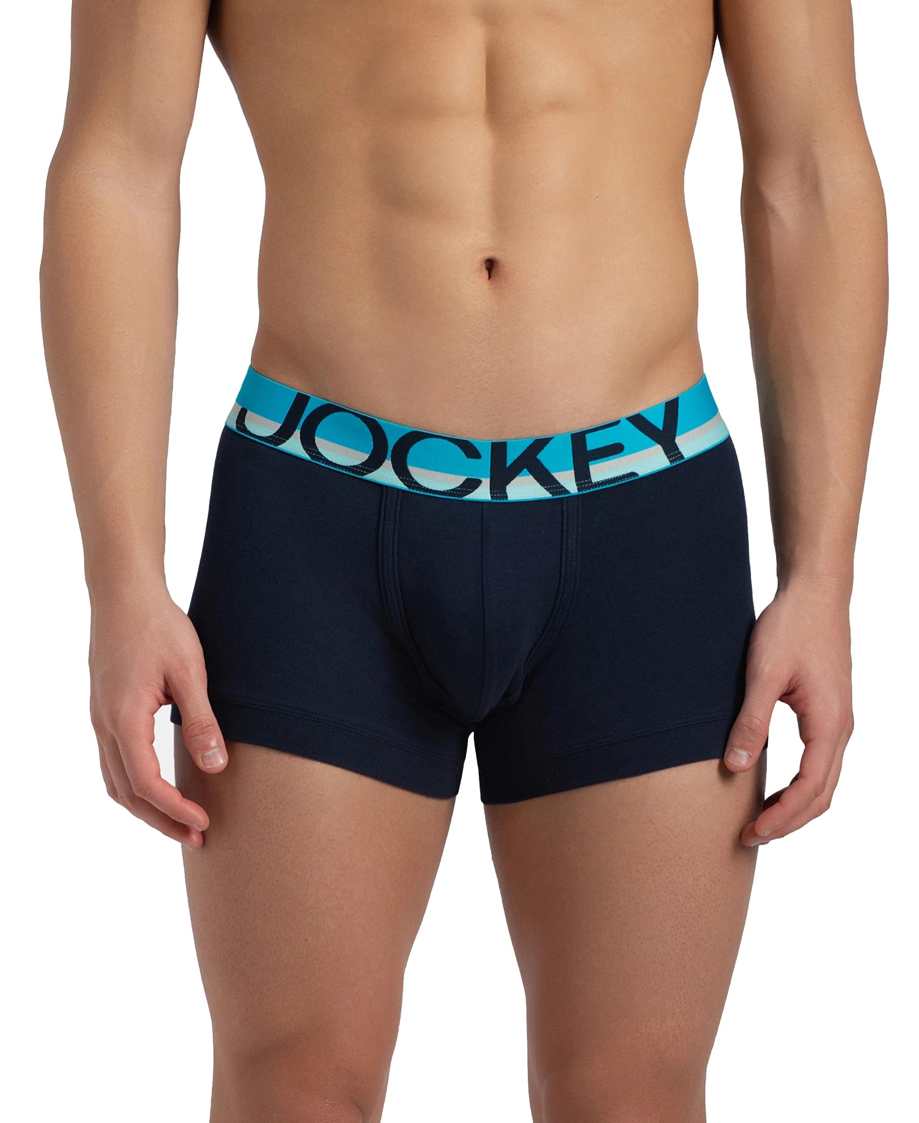 jockey FP03 Men's Super Combed Cotton Rib Solid Trunk with Ultrasoft Waistband-picture-22