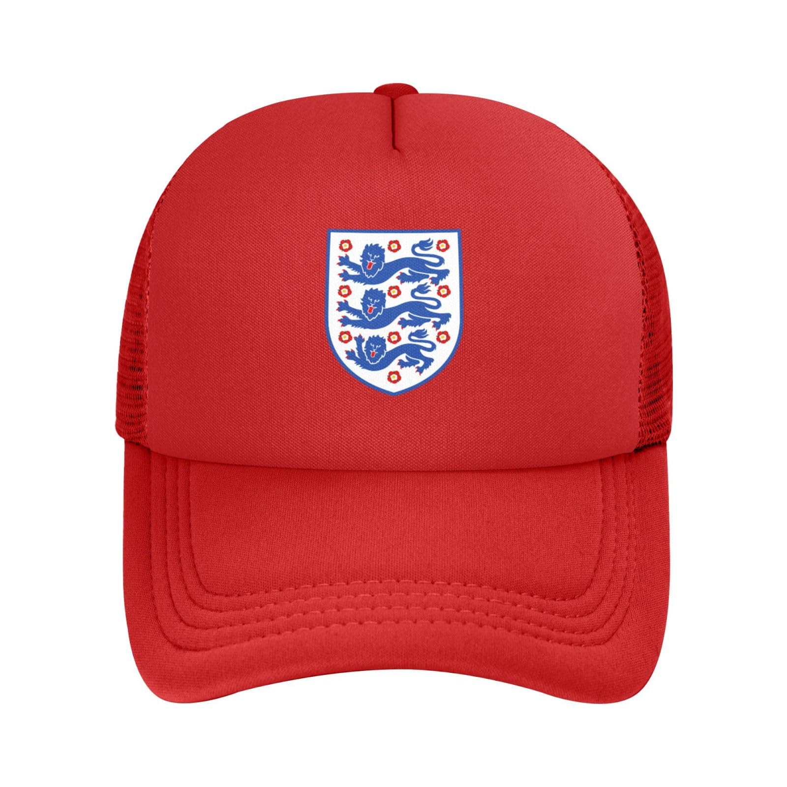 Uk England Emblem Lion Royal Trucker Hat Mesh Baseball Snapback