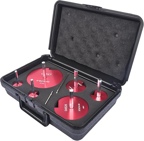 Miniatura 5 de 04529 para PPRK6 Escariador de montaje de tubería de plástico Kit de 6 piezas, se adapta a taladros estándar de 12 "Herramienta de escariador de