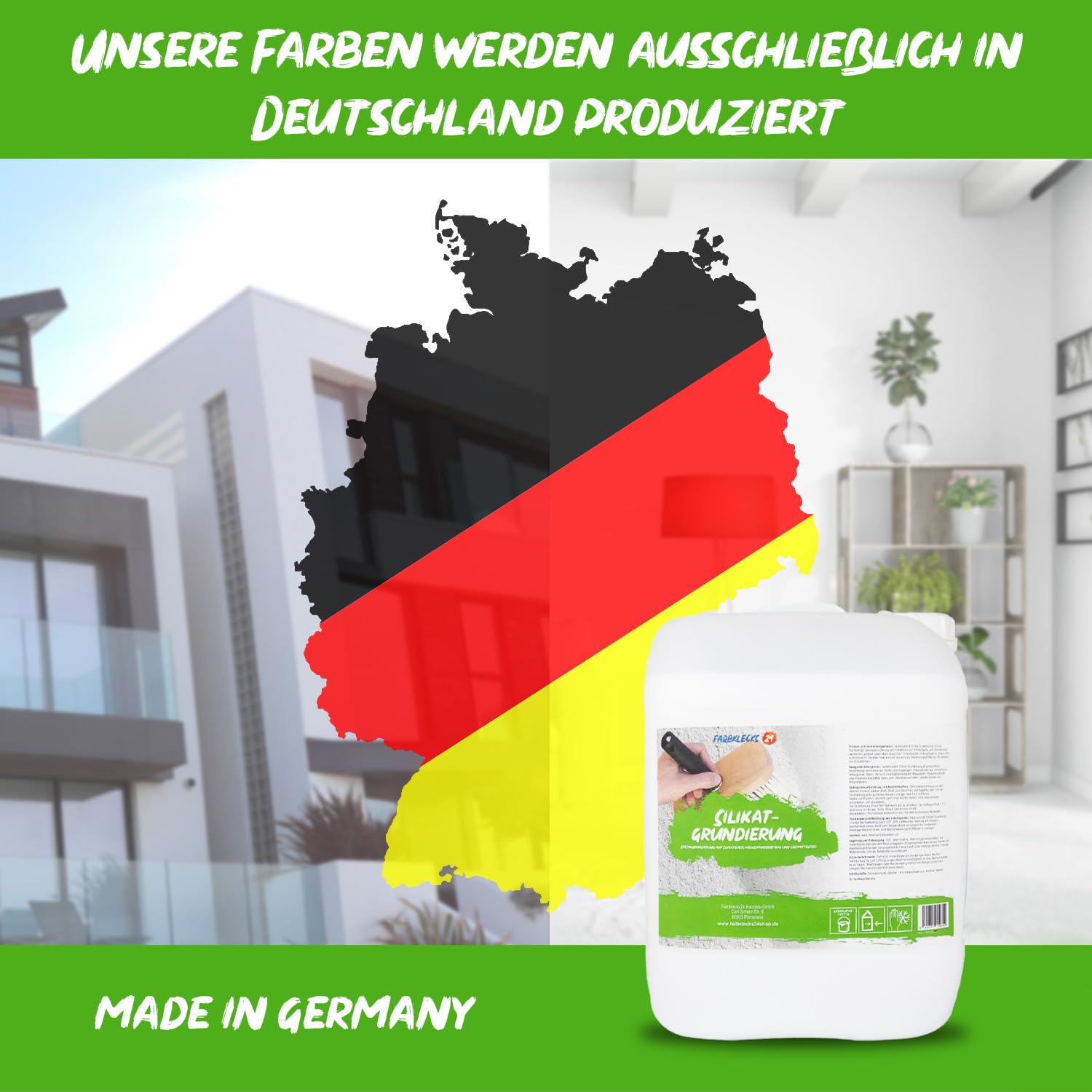 Silikat Grundierung 10L (versch. Größen) Tiefengrund, Haftgrund, lösemittelfrei