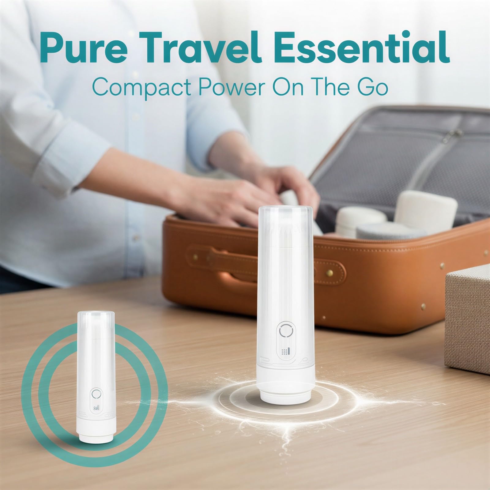 Bidet elettrico portatile con 3 modalità di pressione, spruzzatore per bidet da viaggio impermeabile IPX7, ugello regolabile a 180°, per postpartum, campeggio e igiene personale quotidiana, 172,9 g