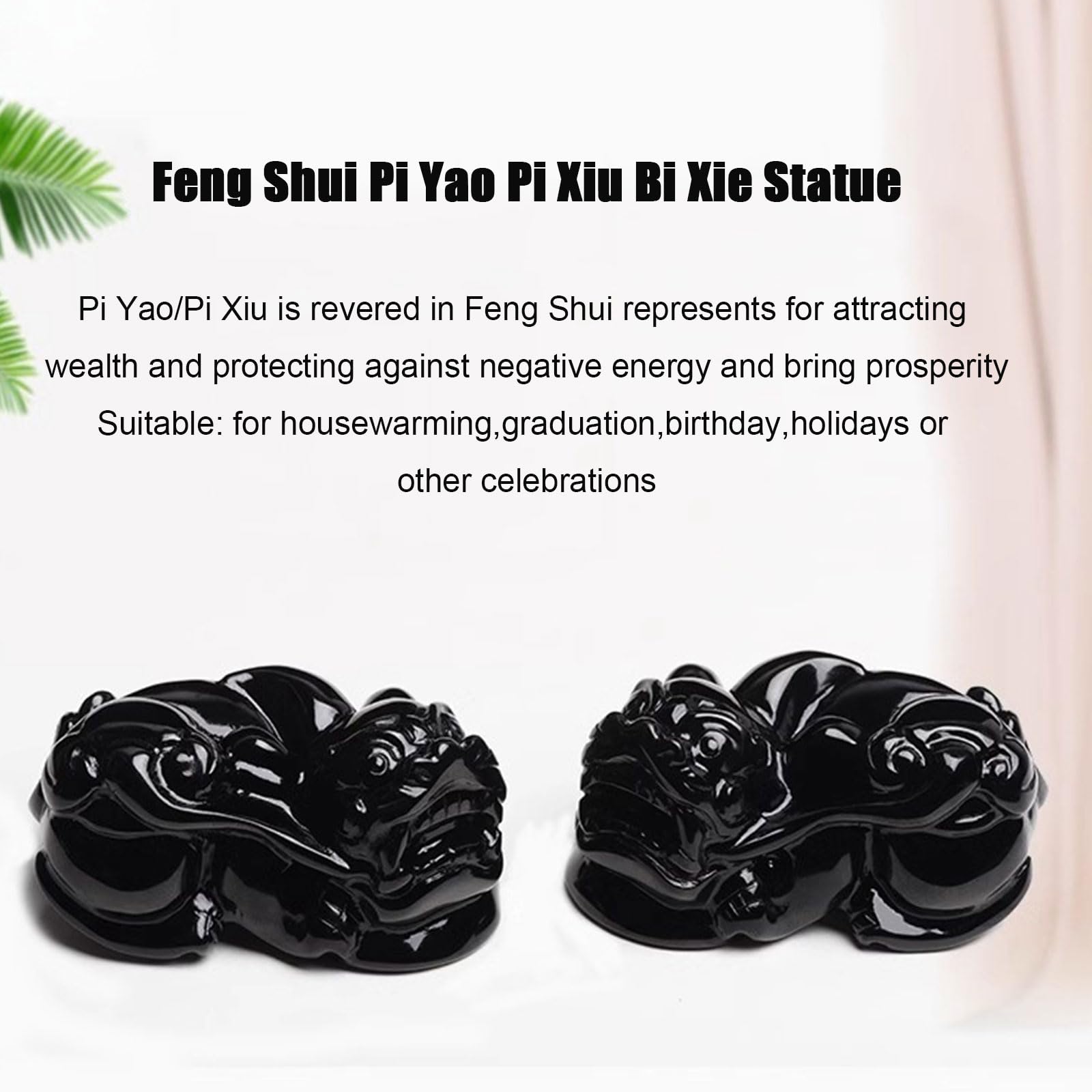 Pareja de Estatuas Pi Xiu Pi Yao Feng Shui, Figura Bi Xie