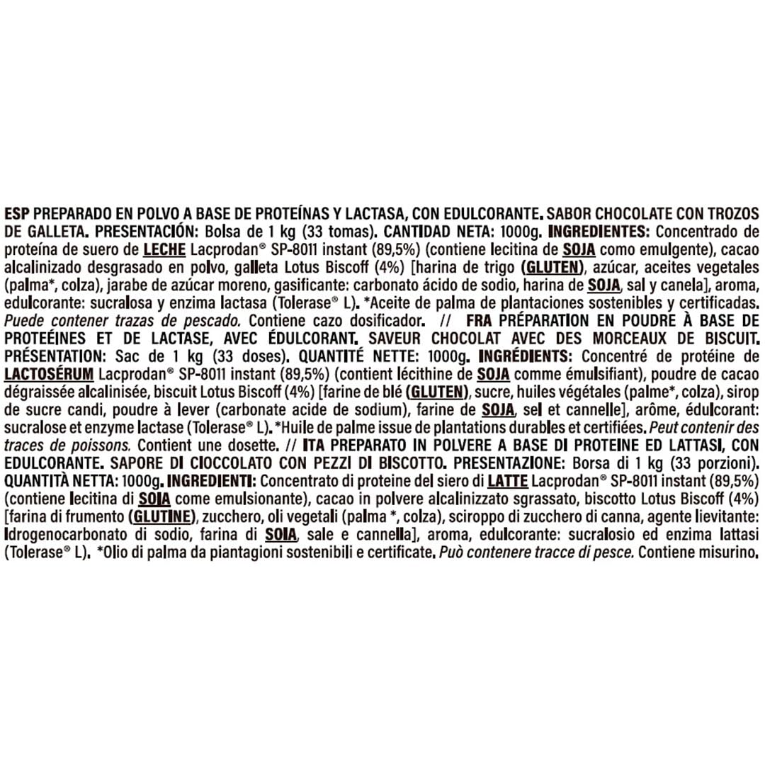 Life Pro Proteina Whey Choco Monky 1kg Bag Edition, Proteina Whey en Polvo LACPRODAN SP-8011, Recuperación y Crecimiento Muscular con Glutamina y BCAA, Sabor a Tabletas de Chocolate de Infancia