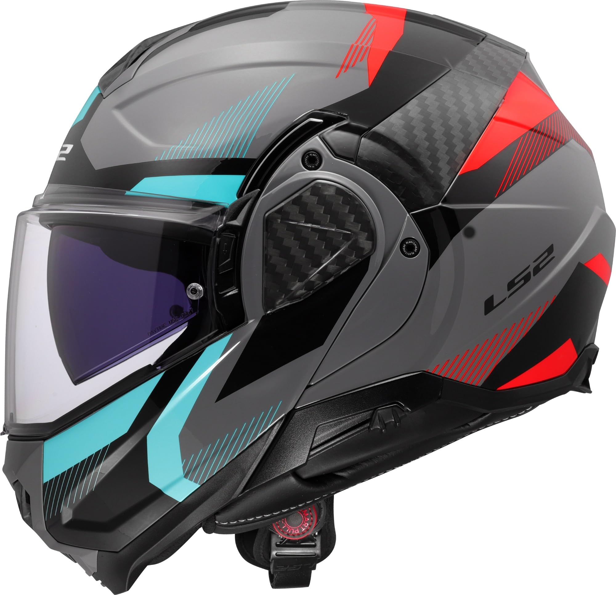 LS2 FF910 ADVANT II TRIPLE OLIVE MODULAR FLIP-UP MOTORCYCLE BIKE CRASH HELMET | UK - View #11