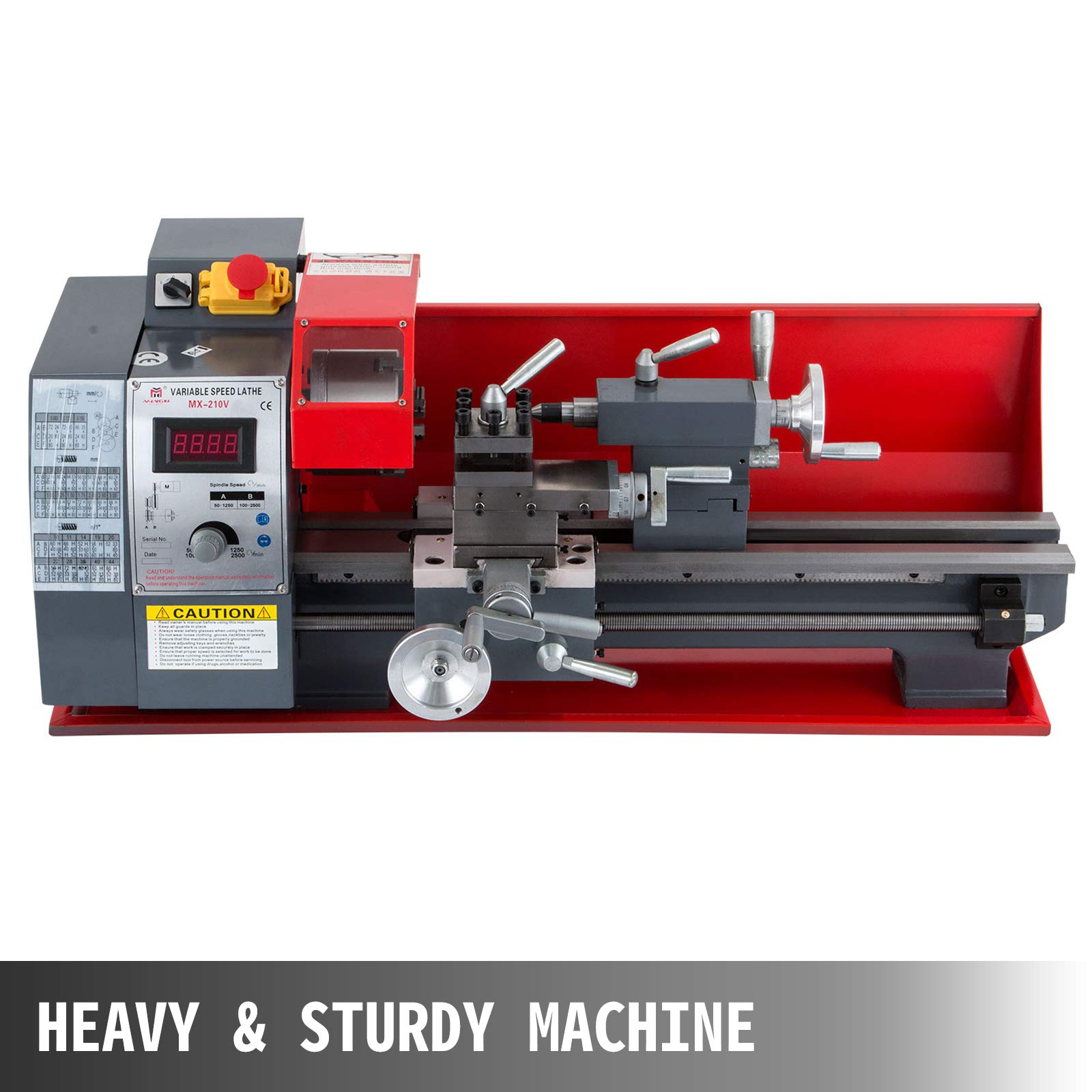 Buy VEVOR Metal Lathe 8X16 Inches, Precision Mini Lathe Variable Speed