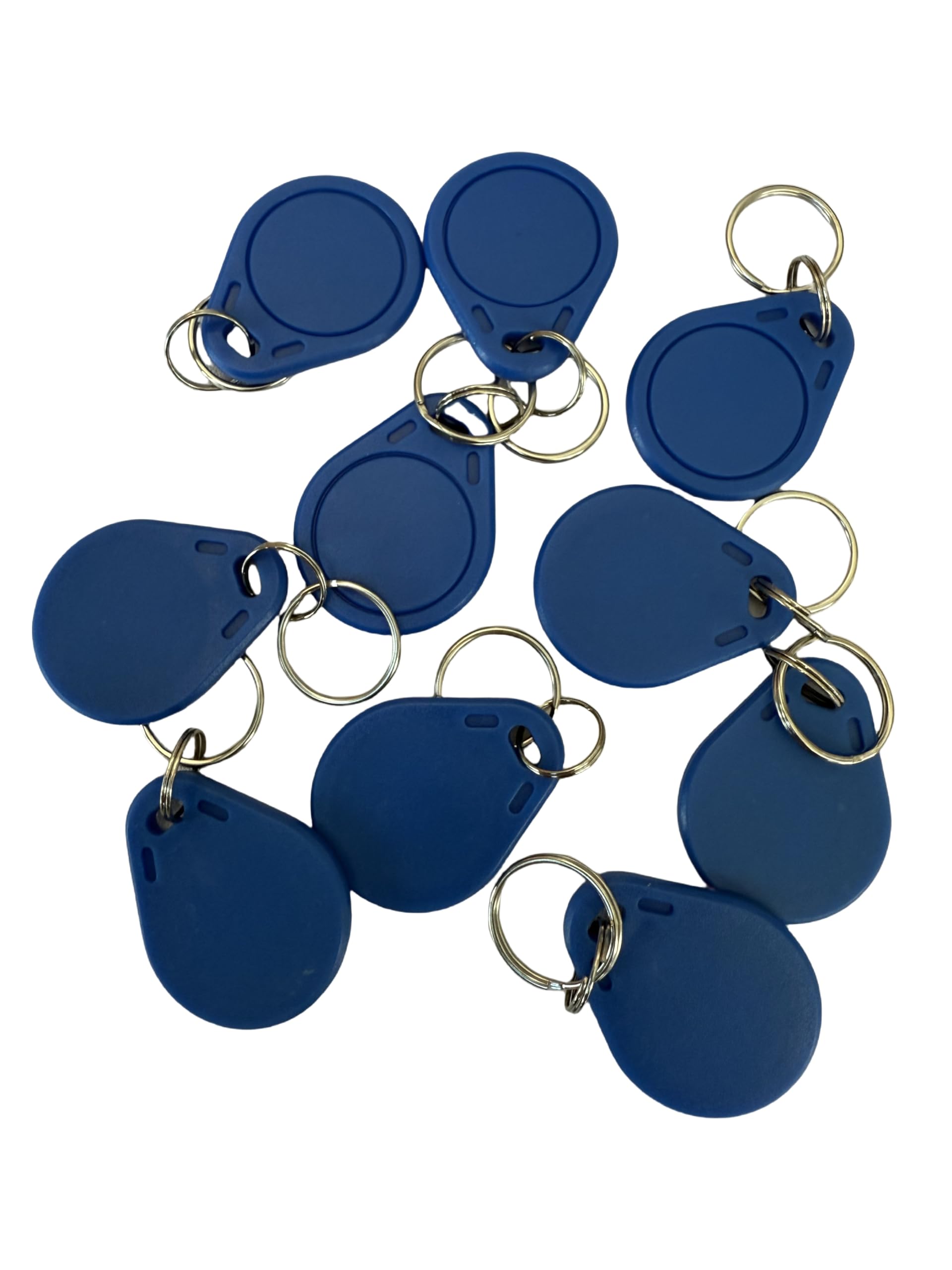 YARONGTECH -RFID wielokrotnego zapisywania, breloki do kluczy, 125 kHz, niebieski, czerwony, żółty, pusta etykieta, chip T5577, żeton hotelowy, 10 sztuk, Bluemould3, T5577