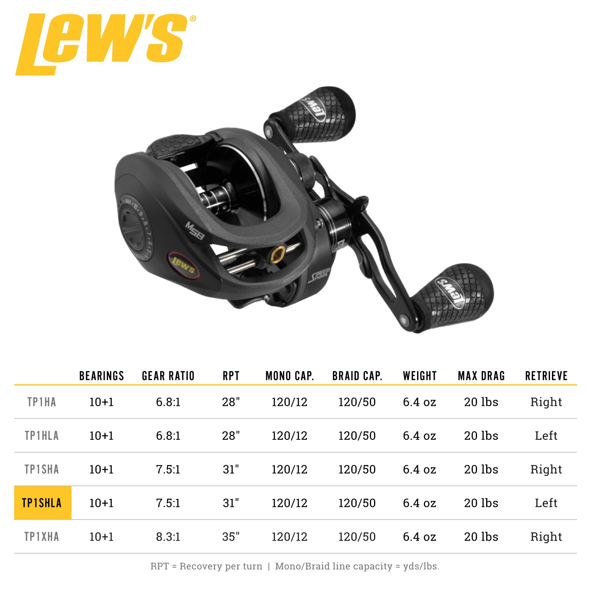 Lews リール Amazon | Lew's Tournament Pro Speed Spool LFS 7.5:1 右手