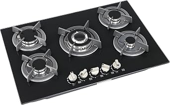 30 Inch Gas Cooktop, 5 Burners Built-in Propane Stove Top