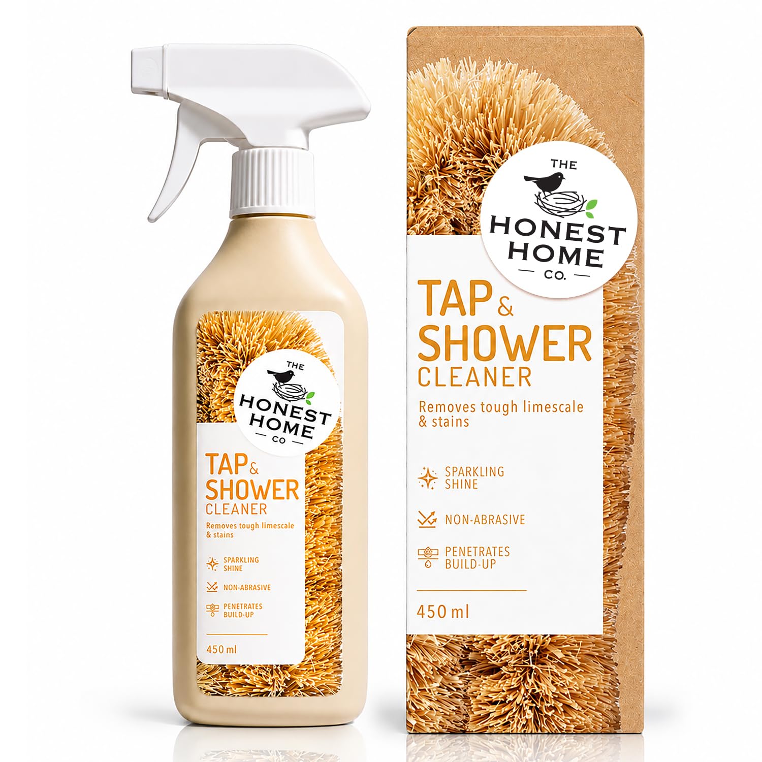 Honest Home Tap & Shower Cleaner Liquid | 450 ml | Removes Water Stains & Soap Scum | Shine Enhancing Bathroom Cleaner | For Taps, Showers & Bathroom Fittings-image-8