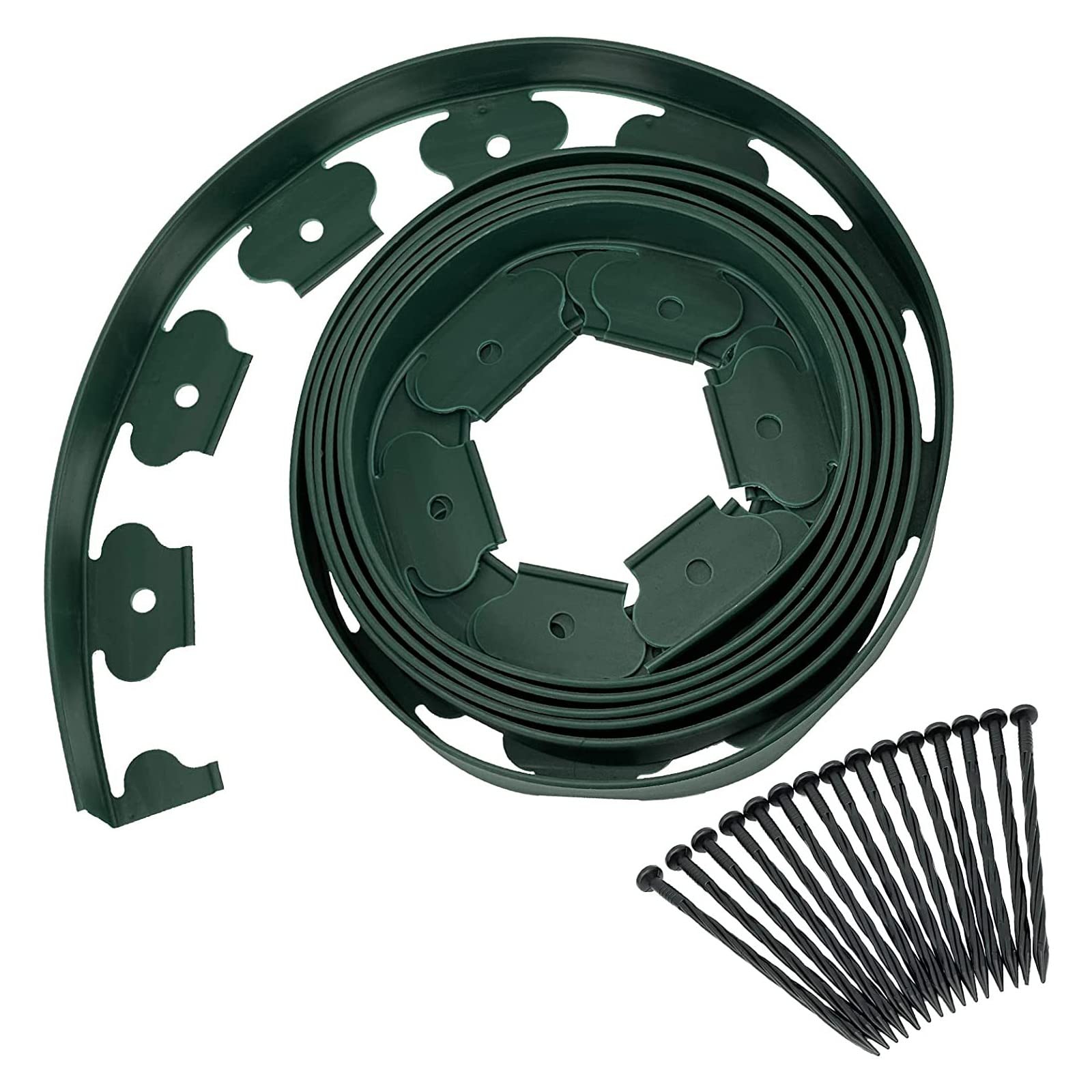 Buy BestAlice 5M Landscape Edging Kit, Flexible Plastic Lawn Edging