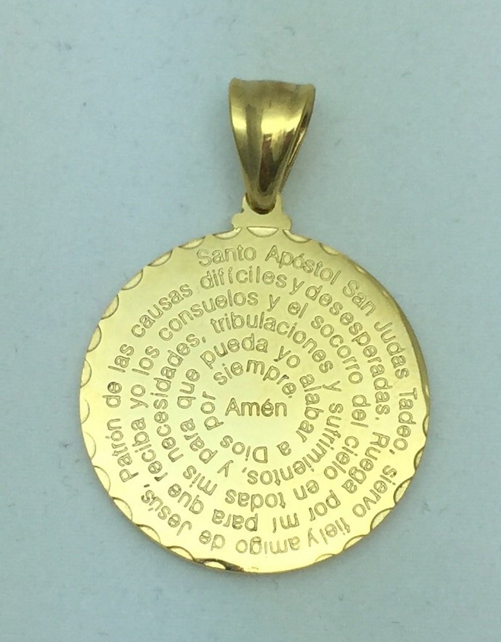 Buy Formula Moda San Judas Tadeo Prayer in Spanish Medal 28mmMedalla
