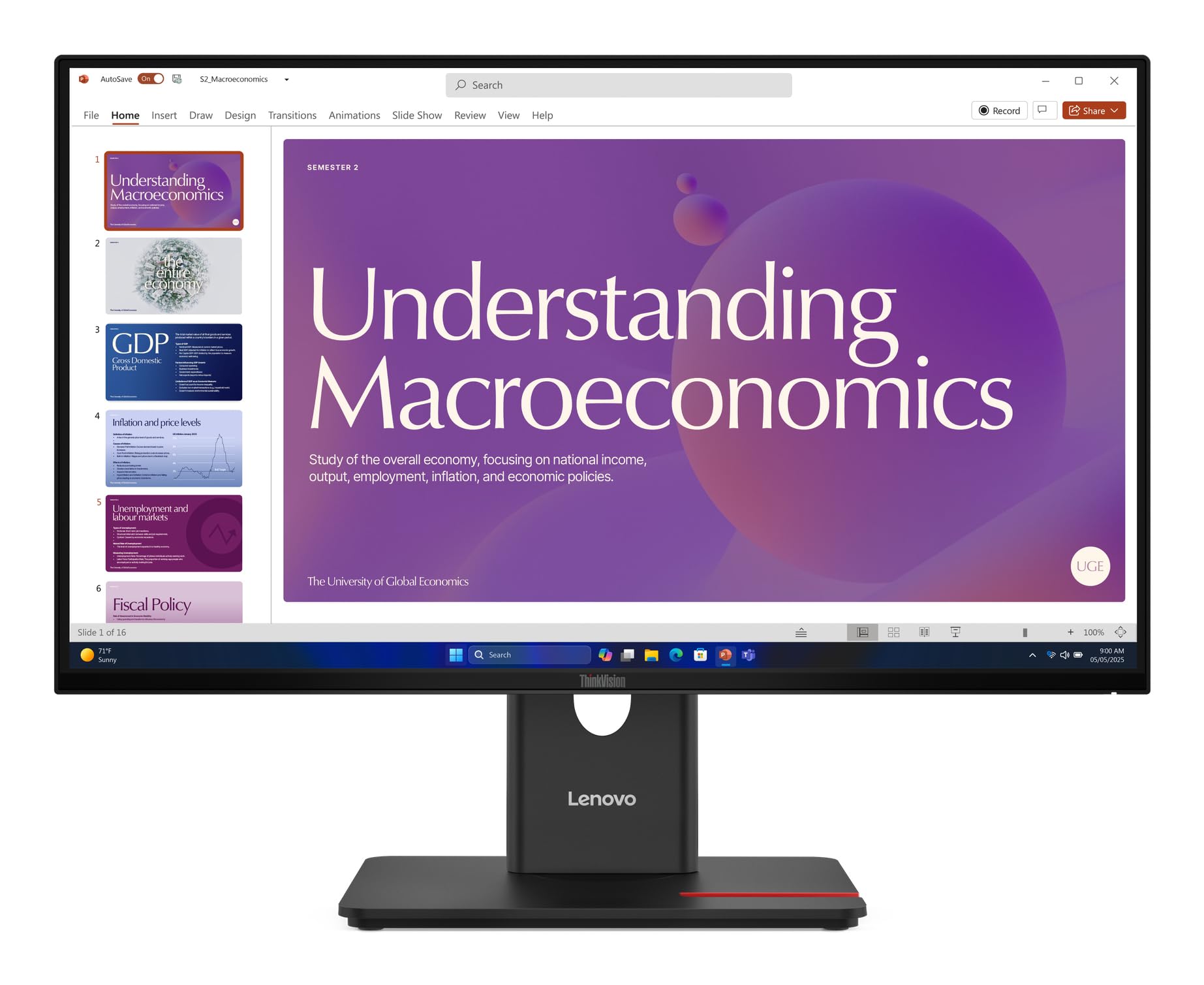 Lenovo ThinkVision T24d-40 - LED-Monitor - 61 cm (24")