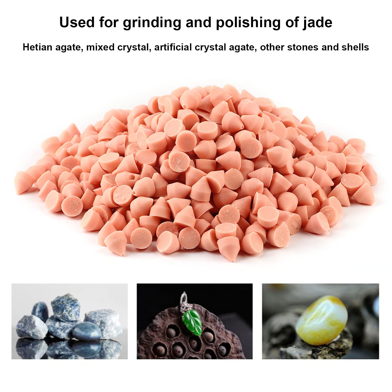 Polier-Schleif-Tumbling-Medien, Werkzeug Zur Harzherstellung, 445 G Schmuck-Poliermaterial Für Heim-HEIMWERKEN-Projekte