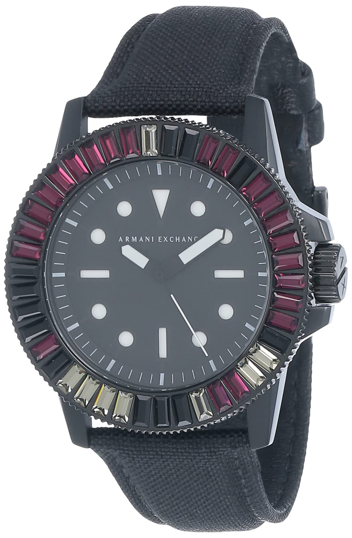 Armani Exchange Fabric Analog Black Dial Mens Watch-Ax1857, Band Color-Black (B0B2DSNRPZ) Amazon Price History, Amazon Price Tracker