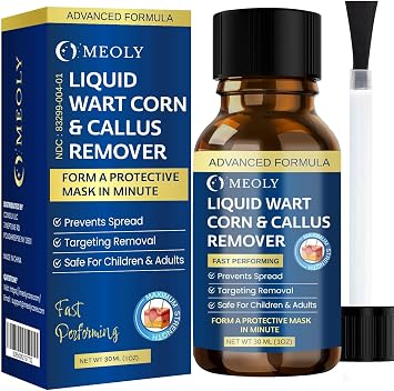 MEOLY Fast-Acting Wart Remover Freeze Off : Salicylic Acid Wart Remover for Plantar Wart, Corn Freeze Off Fast-Acting for Men and Women 30 ML