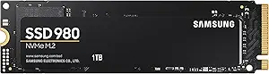 SAMSUNG 980 SSD 1TB PCle 3.0x4, NVMe M.2 2280, Internal Solid State Drive, Storage for PC, Laptops, Gaming and More, HMB T...