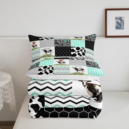 Vista 97 de Juego de ropa de cama de tractor tamaño matrimonial, juego de edredón de camión de equipo, edredón de plumón de excavadora de construcción, juego