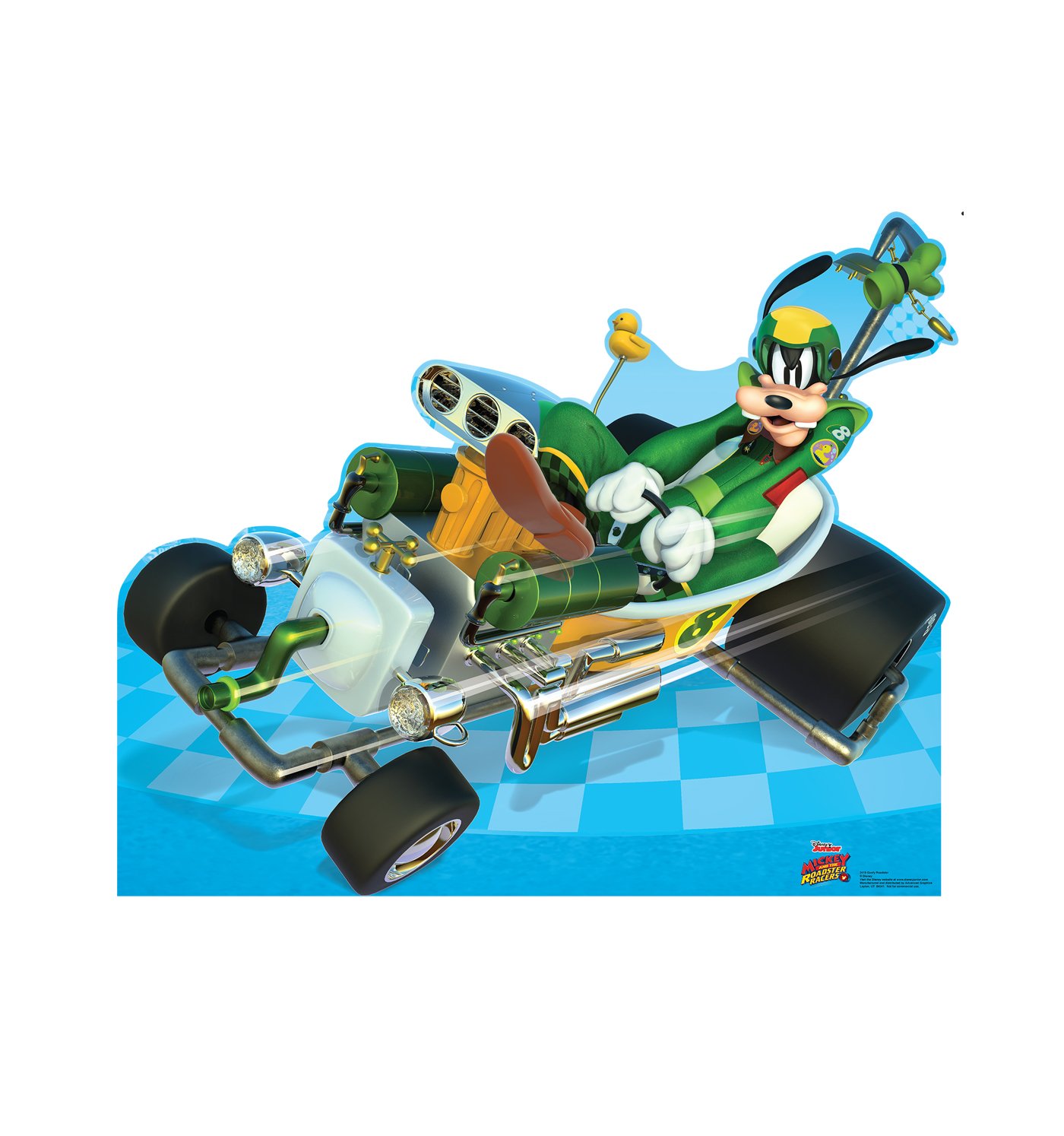 Cardboard People Goofy Roadster Life Size Cardboard Cutout Standup - Disney Junior's Mickey and The Roadster Racers
