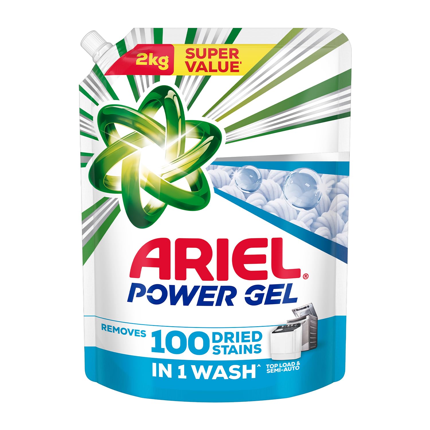 Ariel Matic Liquid Detergent, Top Load, 2 Litre