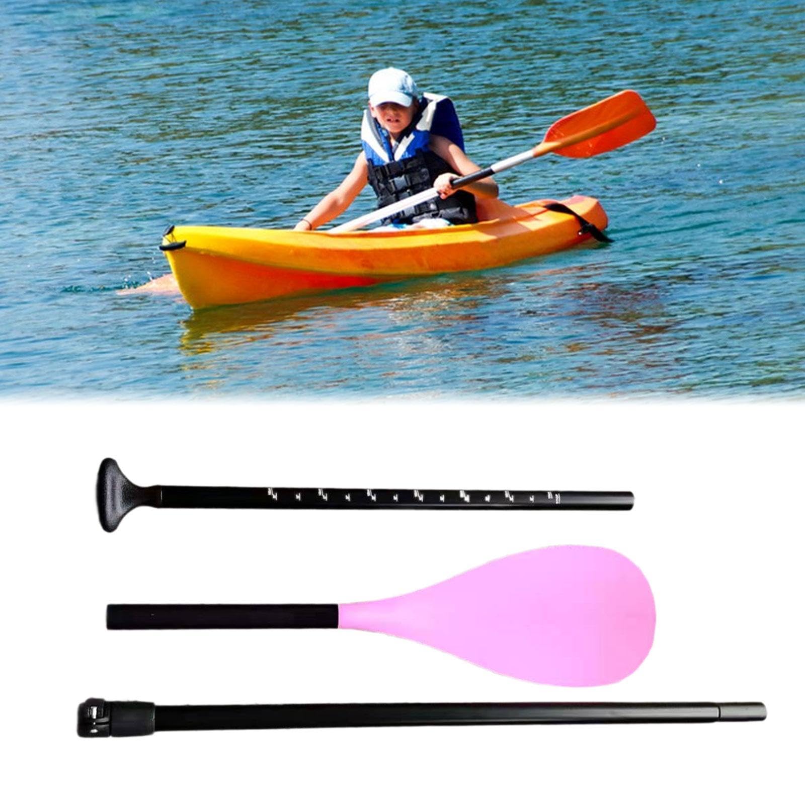 de Kayak para Niños, Desmontable de Aleación de Aluminio para Canoa, de Kayak para Surf, Tabla de Surf, Piragüismo Y Deportes Al Aire L