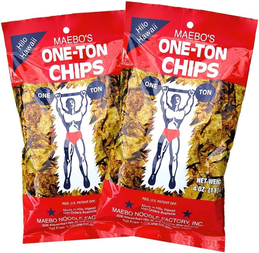 Amazon.com: ONE-TON Chips, Large bag - 20 ounce (567g) : Grocery ...