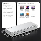 WAVLINK Thunderbolt 4 Dock 40Gbps, 96W PD, 8K/Triple 4K, pour Mac & Windows - 8