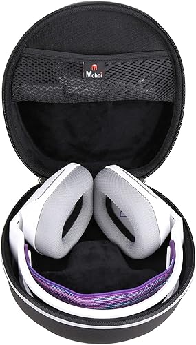 Miniatura 3 de Mchoi Estuche rígido de almacenamiento de viaje compatible con auriculares inalámbricos Logitech G733 G435 Lightspeed para juegos, auriculares con