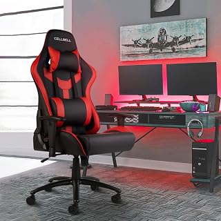 CELLBELL GC01 Transformer Series Gaming High Back Seating Chair for Gamers PU Leather [Pattern 009]
