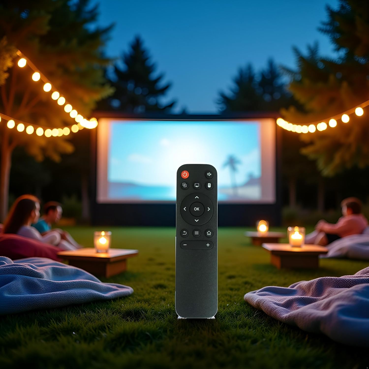 Mini Projector Remote Replacement H1 P61 HY300 Remote Control (BL128-RC) image 4