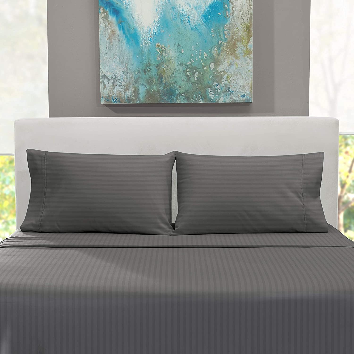 Extra Deep Pocket Fitted Sheet - Super Deep 3 Piece Sheet Set - Ultra Deep Twin XL Bed Sheet - Bed Sheet - 80'' x 39'' inches - Fits Deep Pocket Mattress - Lavender