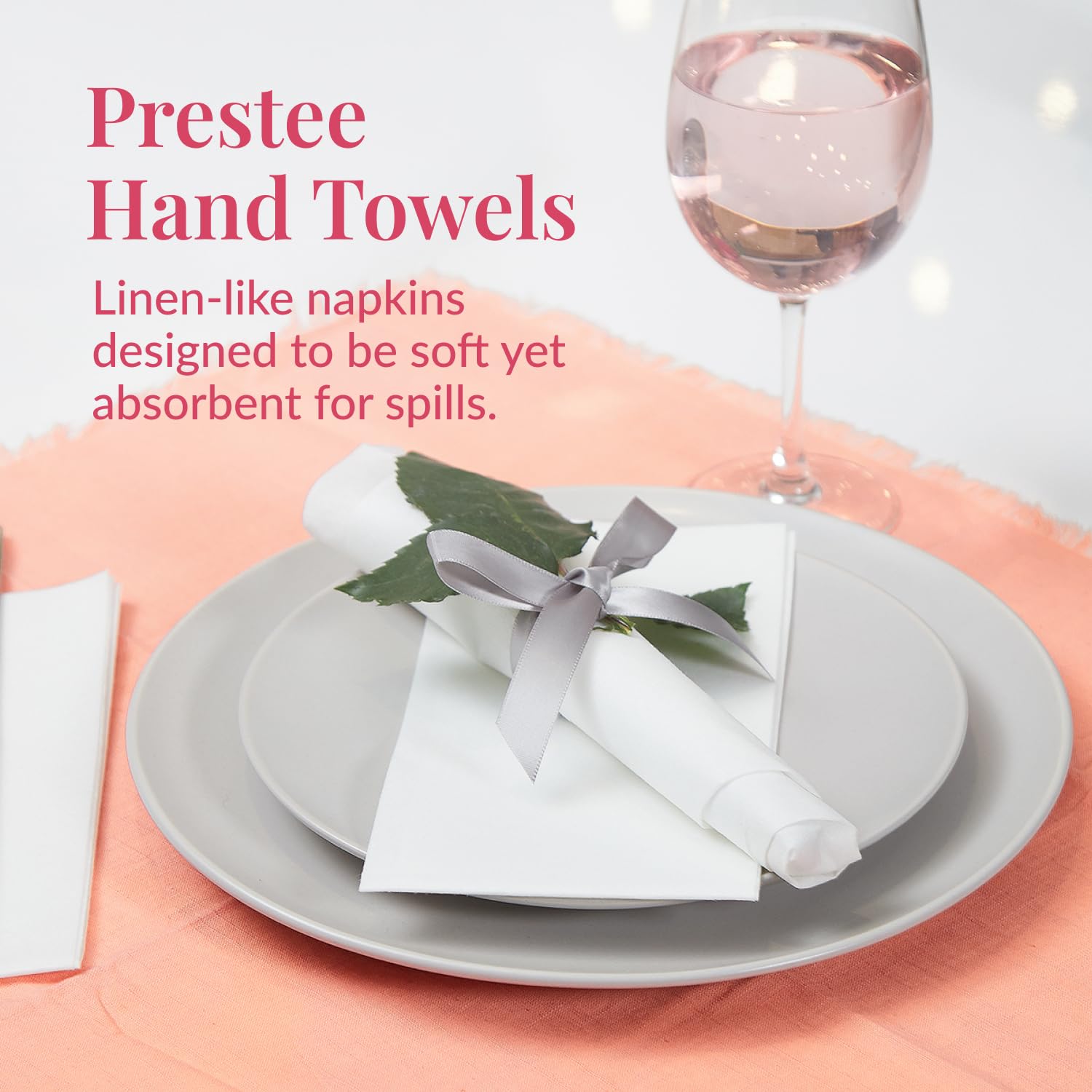 Prestee 200 toallas de mano desechables de papel que se sienten como servilletas de lino, toallas desechables para invitados, servilletas de boda, servilletas de papel, servilletas desechables para