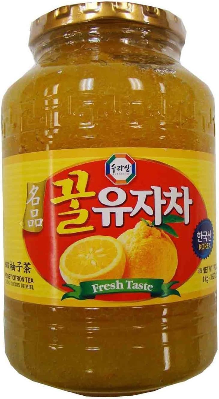 Sura Wang Citron Tea with Honey, One Bottle (35.27 ounces)