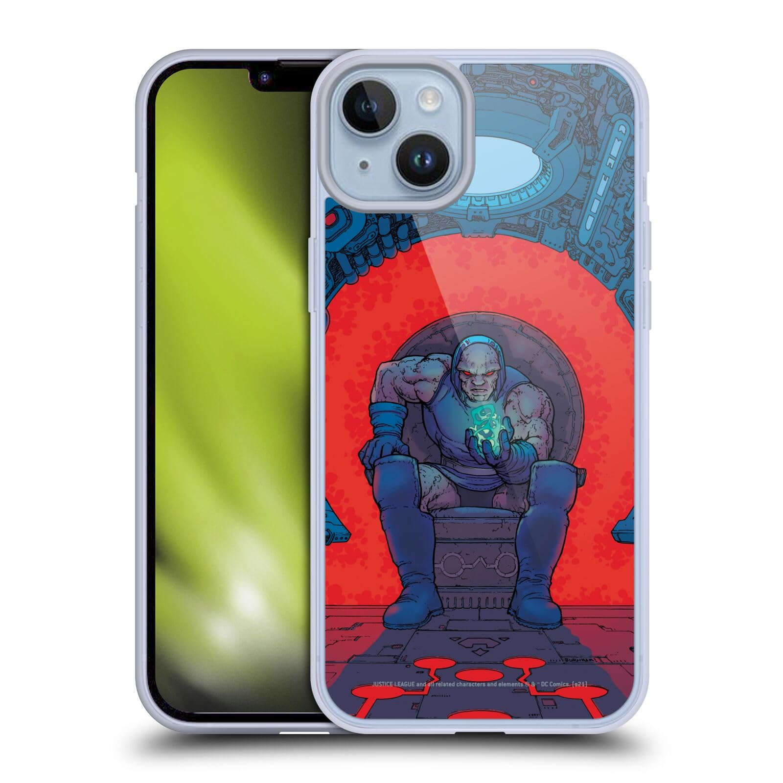 Funda Justice League DC Comics #1 Darkseid Apple iPhone 14 Plus Head Case Designs 7