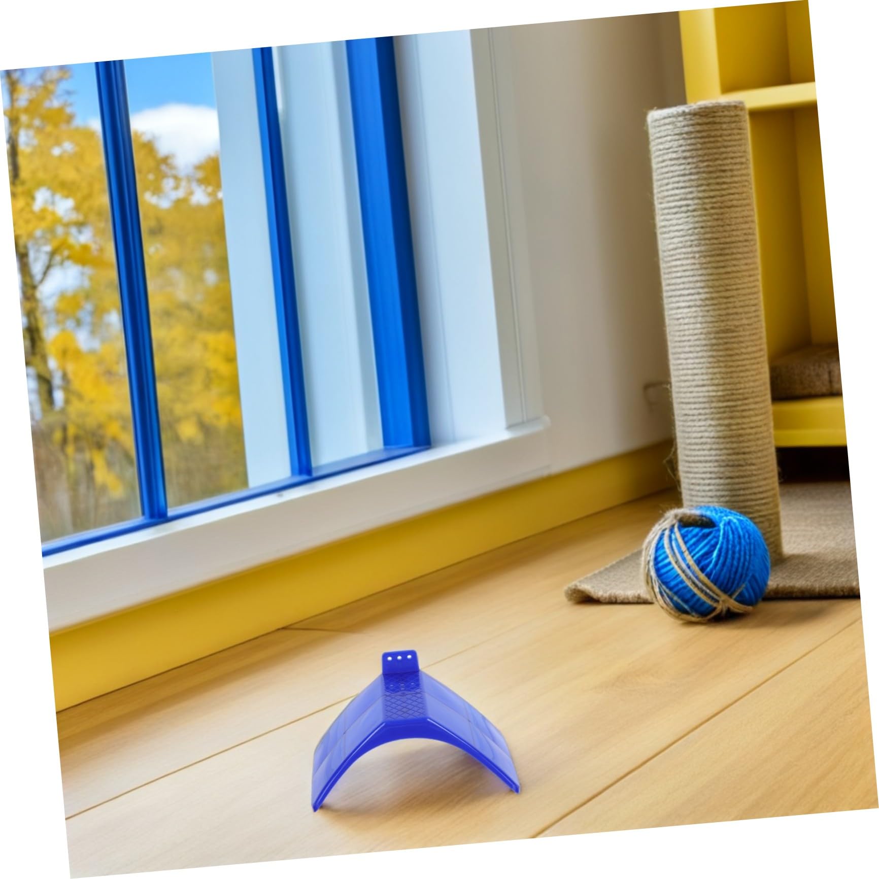 20 Piezas Soporte para Jaula de Percha Ligera de Plástico Azul