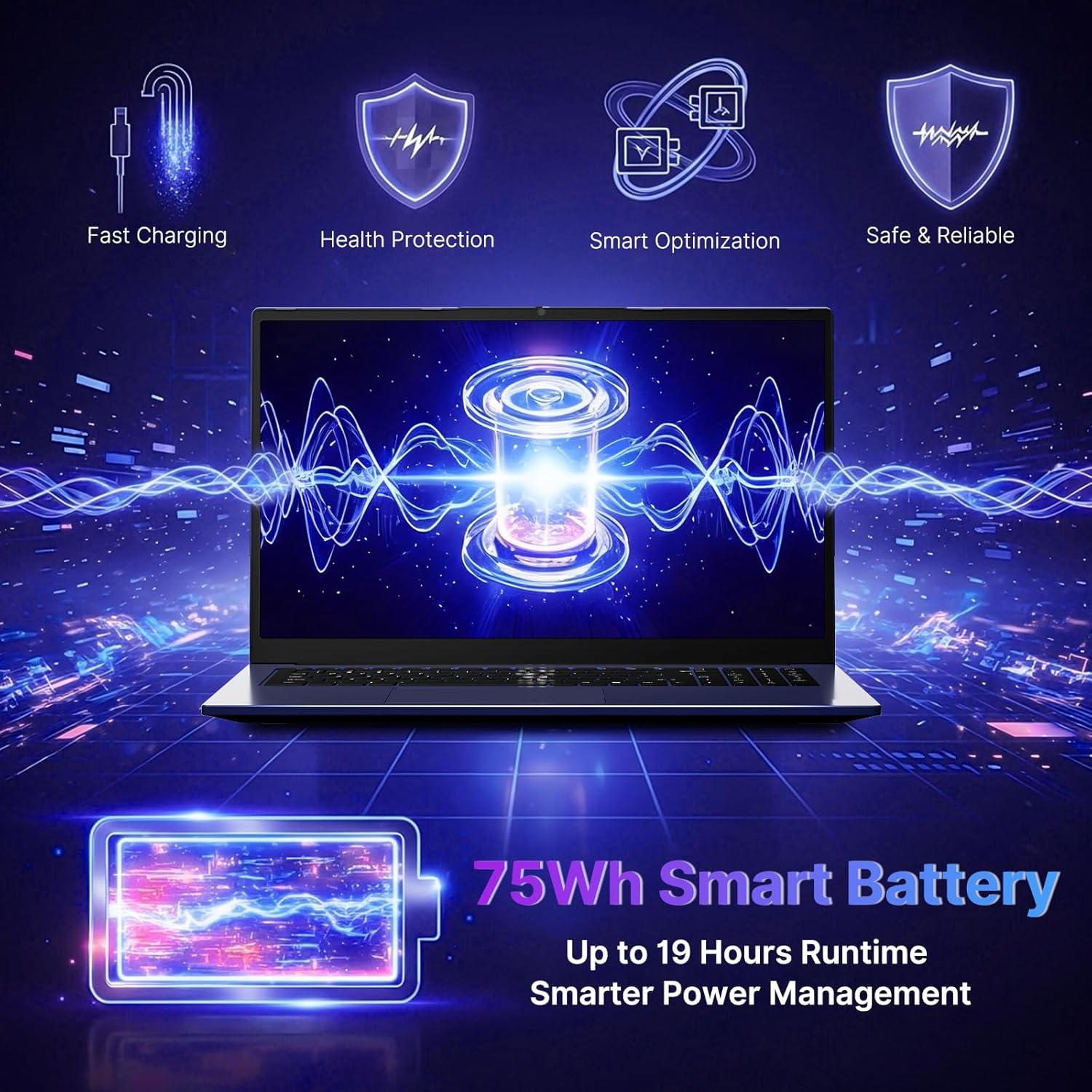17.3 Gaming-Laptop Ryzen 9 8945HS (>i9-13900H) 16GB RAM, 1TB SSD, Radeon 780M, PD 100W USB-C 4.0 AI-Enhanced for Copilot VR Ready Backlit KB Fingerprint Unlock, Gaming Student Office Business