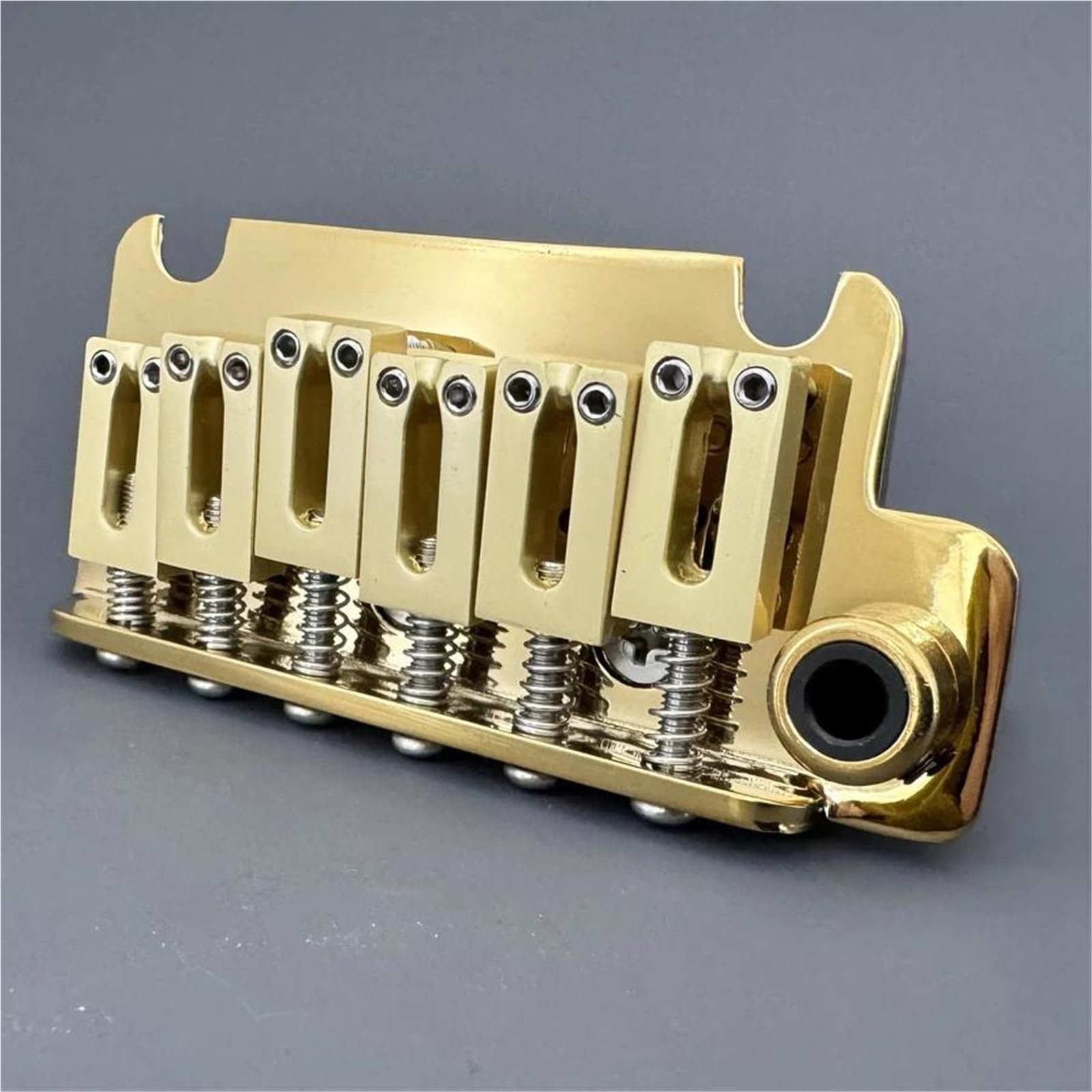 Mostek Tremolo Double Post z mosiądzu Push In do gitary elektrycznej ST Gold Mostek Gitary Profesjonalnej