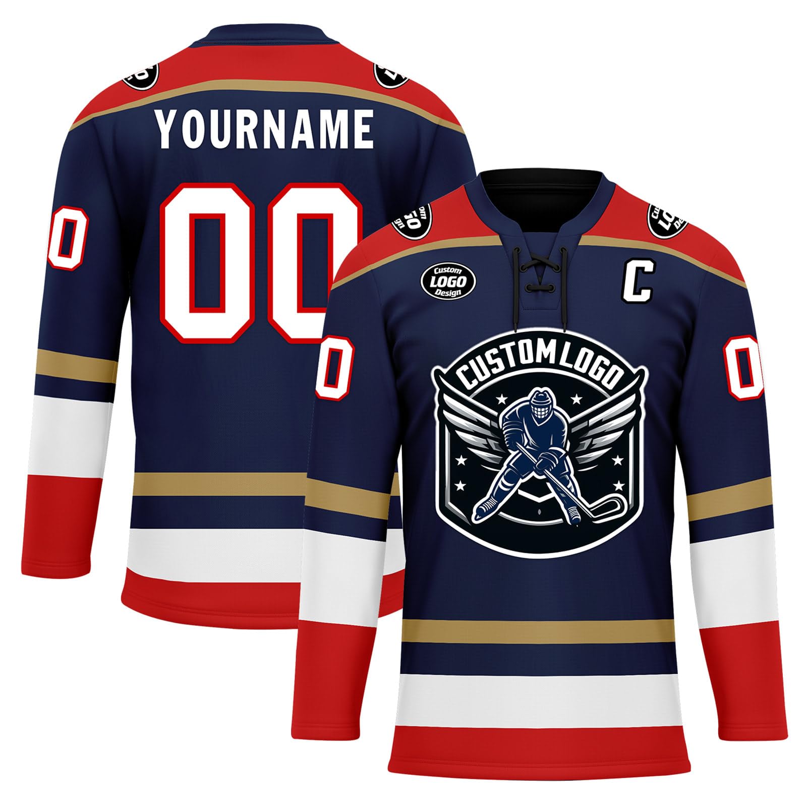 Custom Ice &amp; Field Hockey Jersey for Men Women Youth, Personalized Practice Training Team Uniform Sports Outfit