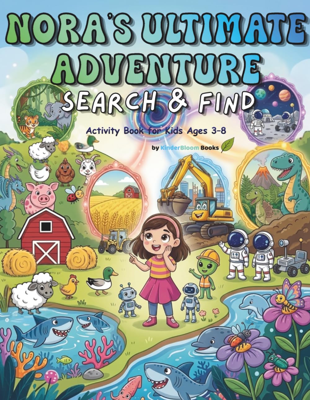 Nora’s Ultimate Adventure Search & Find: Activity Book for Kids Ages 3–8 (Search & Find Adventures for Kids)