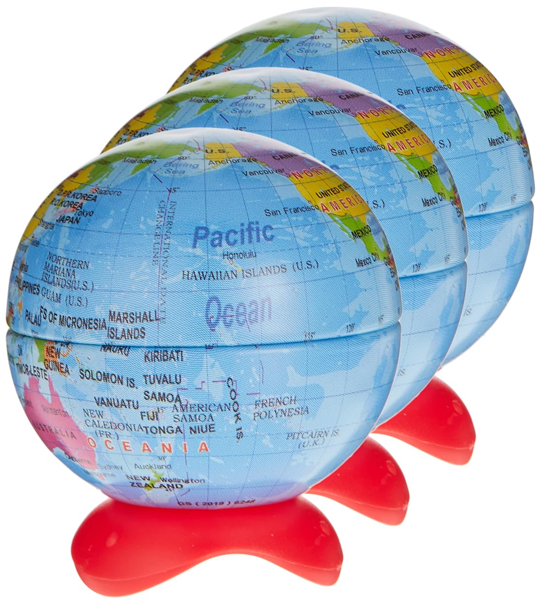 Maped BT-Sharpener Globe 3 Pcs