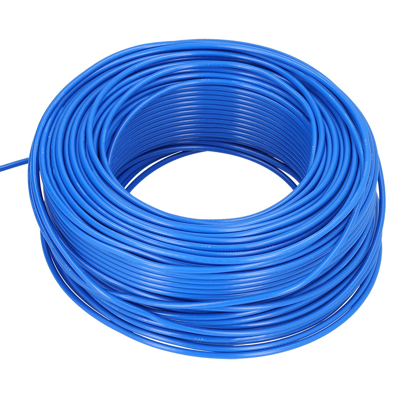 Oumefar Cable Eléctrico Cable de Cobre de 7 Núcleos con Aislamiento de PVC de 100 M para Aparatos Eléctricos, Resistente Al Calor, Resistente a la Corrosión, AC300 V