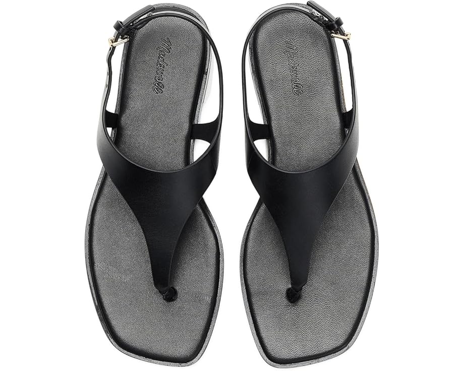 Madewell The Kira Covered Thong Sandal - Top View