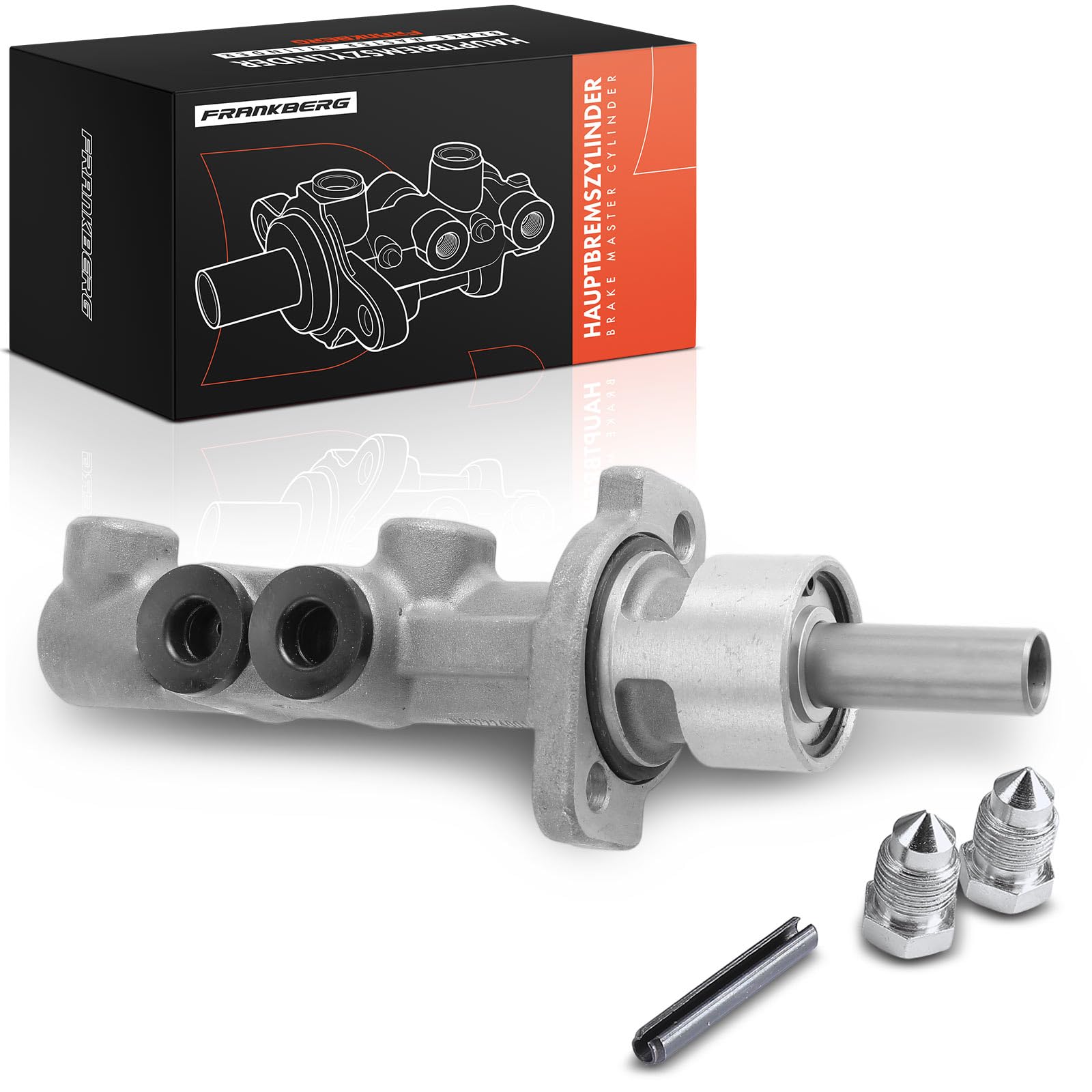 Frankberg Bomba de freno Cilindro de freno Compatible con FAbajoia II 542 1.2L Polo 9A 9N 1.4L Polo 9A 9N 1.2L FAbajoia II Combi 545 1.4L R.o.o.m.s.t.e.r 5J7 1.2L Replace# 6Q0611021