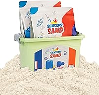 Vista 1 de Sensory Sand Recambio a granel de arena blanca de 10 libras de blanco