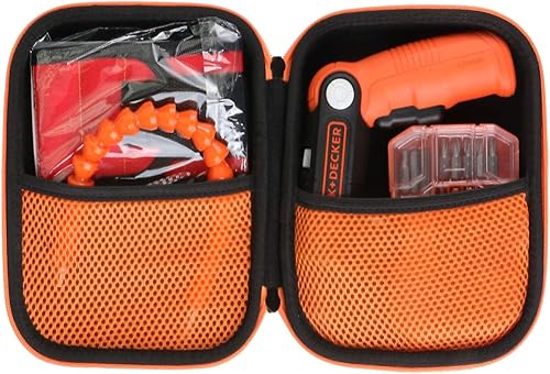 Miniatura 4 de Aenllosi Estuche de transporte duro de repuesto para destornillador inalámbrico BLACK+DECKER 4V MAX BDCSFL20C