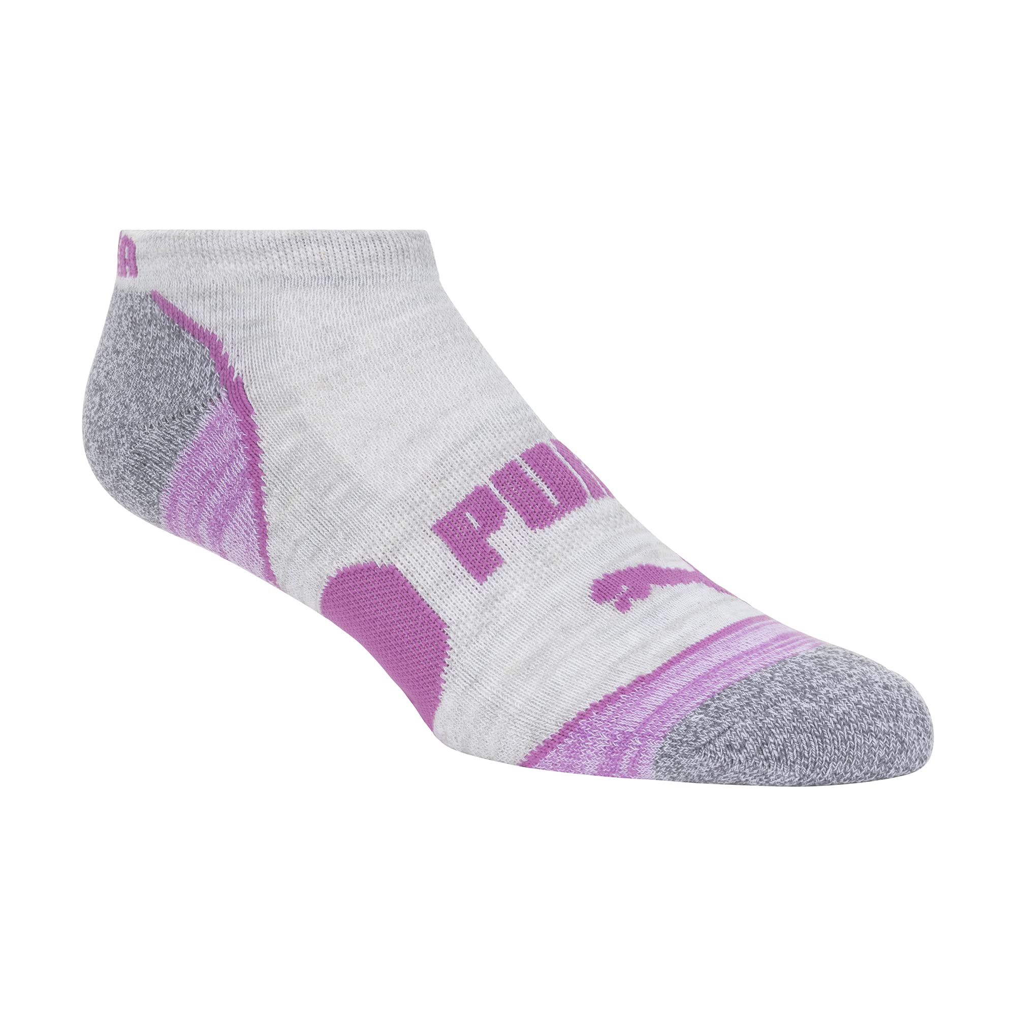Puma No Show - Calcetines de malla para mujer (8 pares), varios colores, color blanco