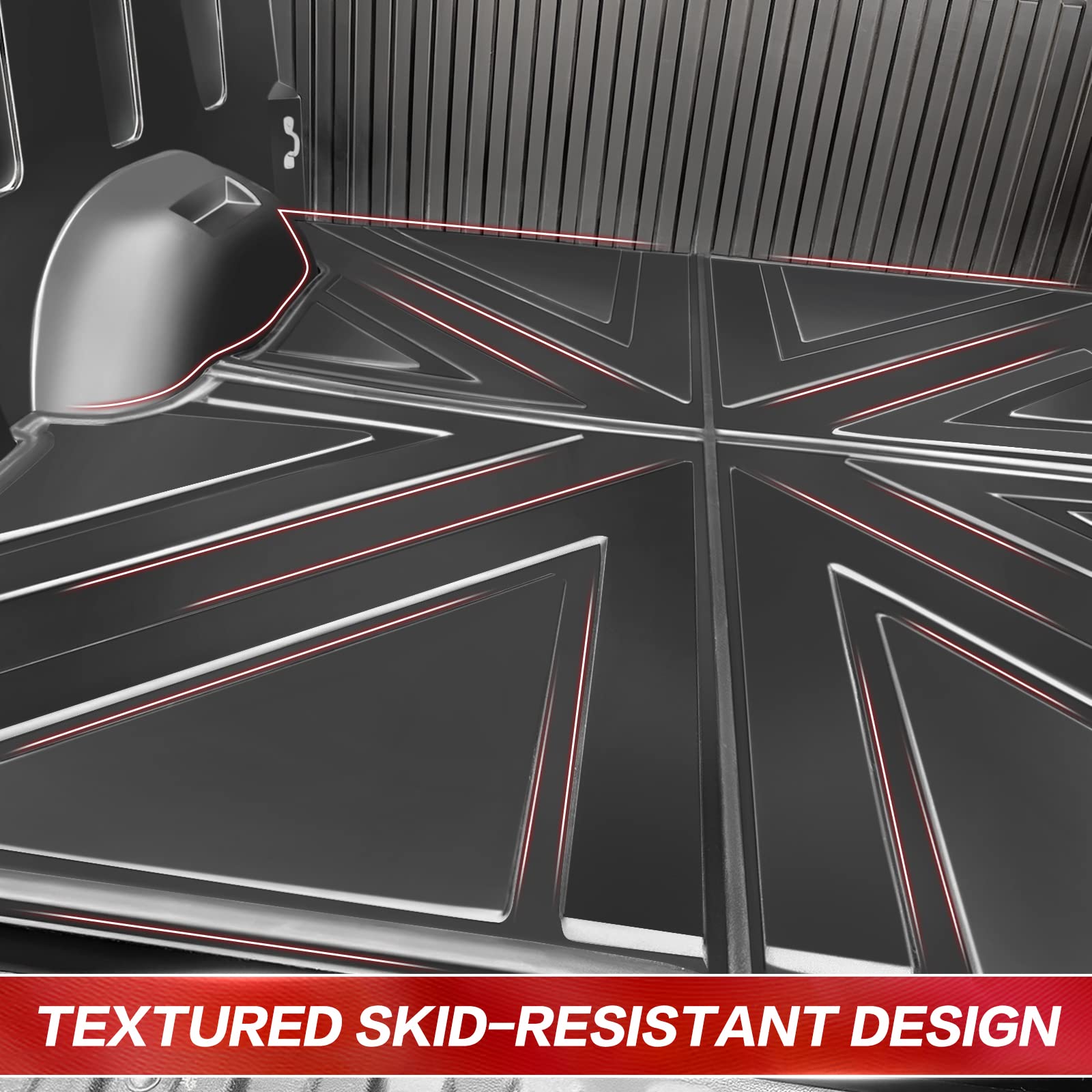 JTYZSM Fit for 2022 2023 Toyota Tundra Bed Mat TPE Truck Bed Liner for Toyota Tundra Bed Accessories (Only Fit 5.5ft Bed)