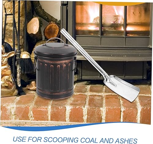 Miniatura 7 de Pala de hollín impermeable de hierro para el hogar, pala para chimenea de cocina, pala multifuncional para carbones, pala gruesa para cenizas